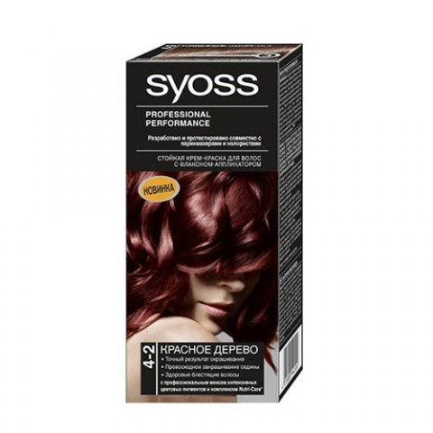 Syoss Color Краска для волос 4-2 Красное дерево 50мл